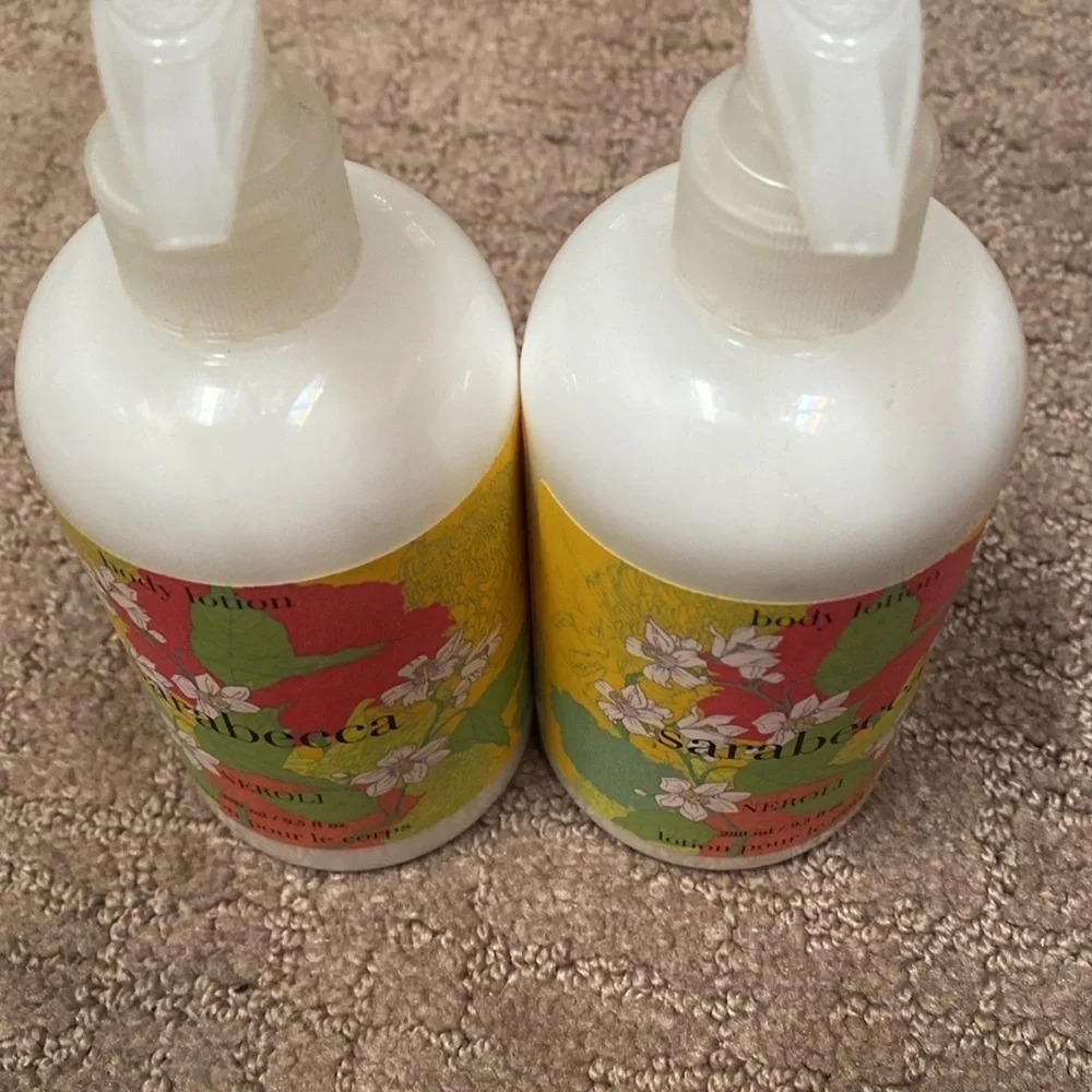 2/$20.  Sarabecca Body Lotion Bundle Vegan Hippie Neroli